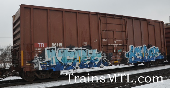 Car/wagon TR86119 right side / coté droit